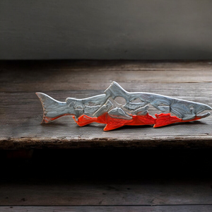 Large Salmon Fish Resin Wall Decor