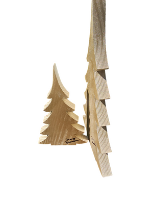 Beachy Blue Contemporary Triangle Christmas Trees