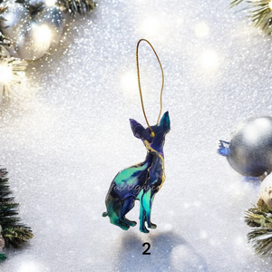 Handmade Chihuahua Dog Christmas Ornaments