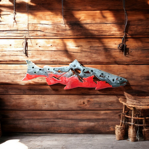 Large Salmon Fish Resin Wall Decor Made to Order 2 Weeks to Complete