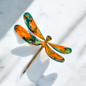 Large Dragonfly Handmade Resin Wall Decoration