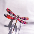 Charger l'image dans la visionneuse de la galerie, Handmade Large Dragonfly Wall Art in Resin with Metallic Accents – 14.5" x 11.25" for Indoor Decor
