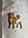 Charger l'image dans la visionneuse de la galerie, Pug Dutch Mastiff Puppy Personalized Christmas Ornaments Wooden with Resin
