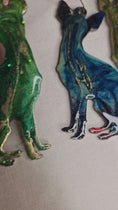 Load and play video in Gallery viewer, Handmade Chihuahua Dog Christmas Ornaments
