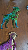Charger et lire la vidéo dans la visionneuse de la galerie, Personalized Boxer Dog Handmade Christmas Ornaments
