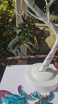 Charger et lire la vidéo dans la visionneuse de la galerie, Woodlands Resin and Wood Standing Moose Ornaments

