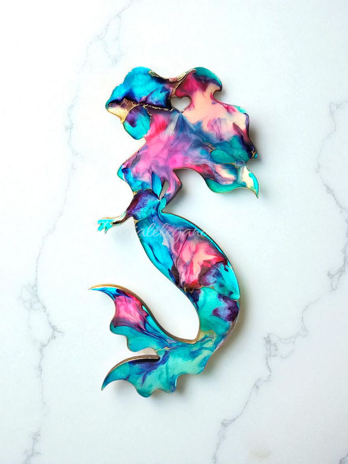 Handmade Mermaid Beachy Wall Decor Multiple Colors