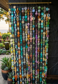 Load image into Gallery viewer, Dreamy Lavender Sienna Ombré Capiz Shell Strands | 72" Handmade Bali Wind Chimes
