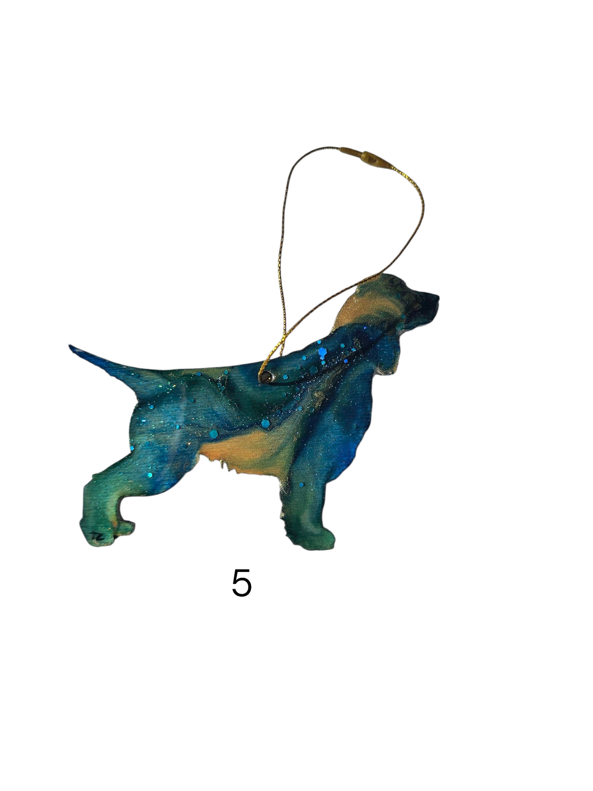 Springer Spaniel Dog Christmas Handmade Ornaments