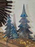Charger l'image dans la visionneuse de la galerie, Handcrafted Moody Winter Night Resin Wooden Tree
