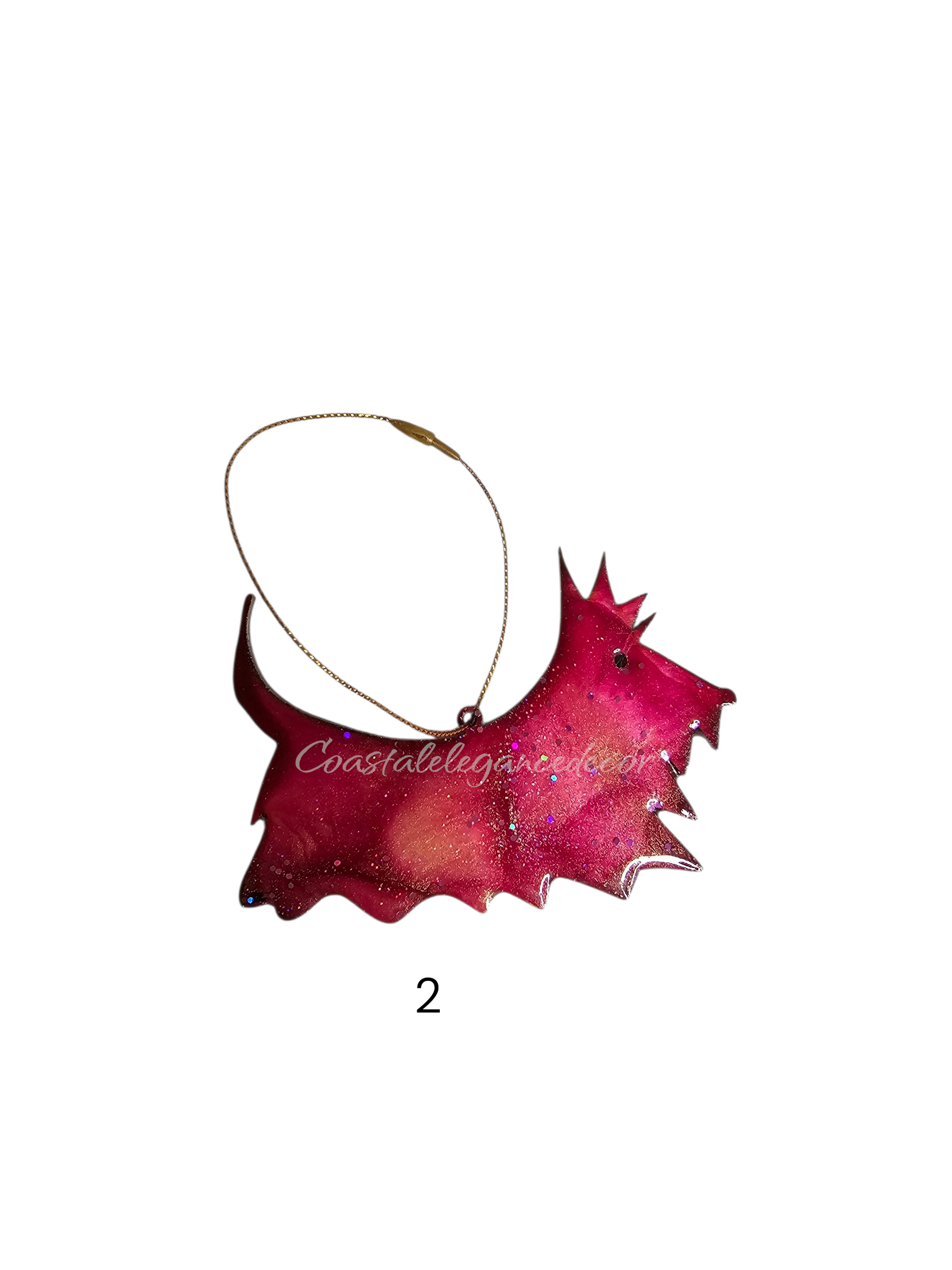 Scottie Terrier Dog Christmas Ornaments