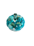 Load image into Gallery viewer, Handpainted Decorative Glass Coastal Style Pumpkin Tabletop Trinket Dish
