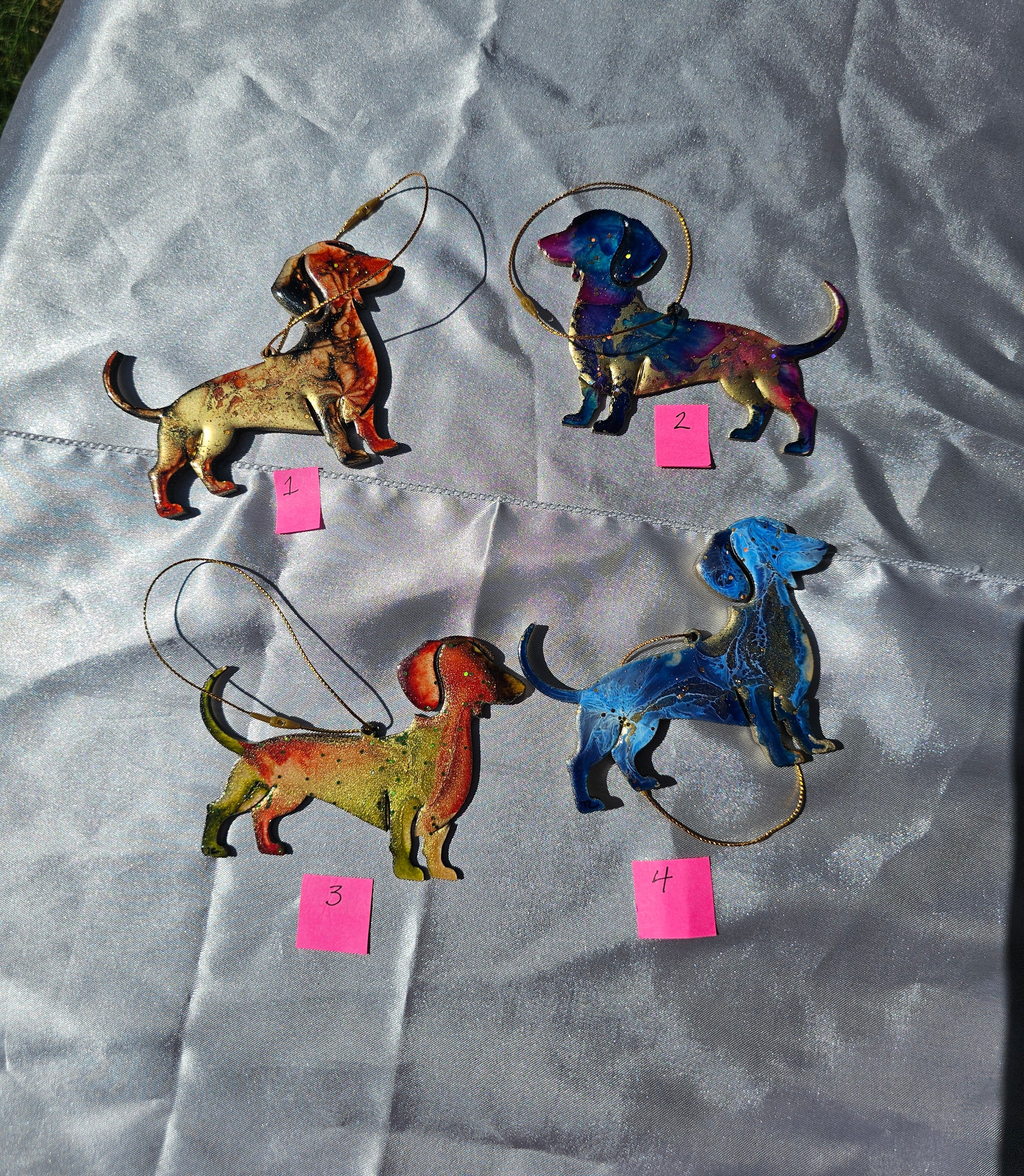Dachshund Wiener Dog Doxie Handmade Ornament