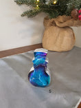Charger l'image dans la visionneuse de la galerie, Chunky Wood with Resin Handmade Snowman Christmas Figurines
