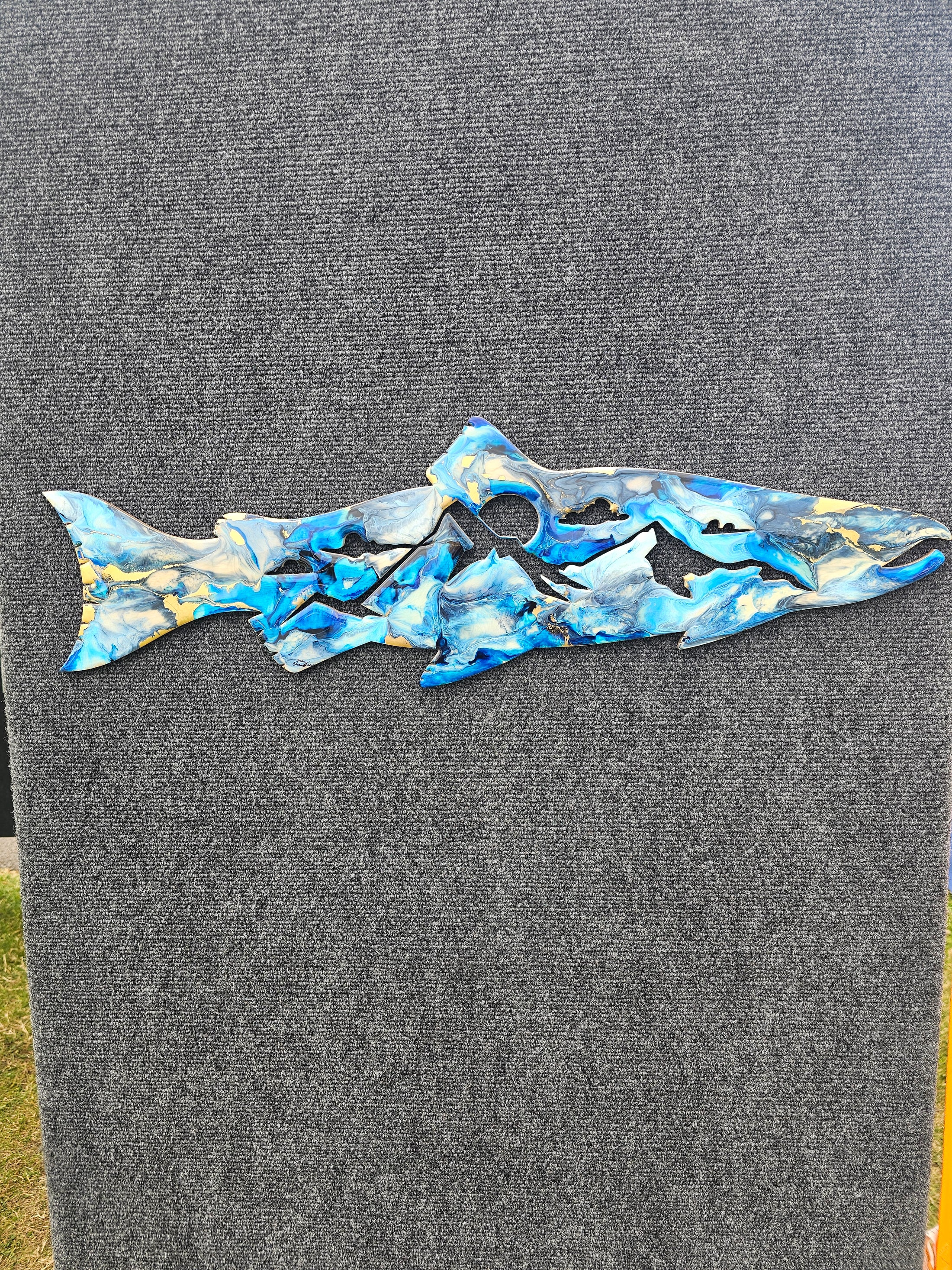 Unique Salmon Fish Resin Cabin Wall Decor