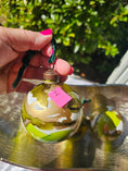 Charger l'image dans la visionneuse de la galerie, Handcrafted Moss & Forest Green Glass Christmas Ornament
