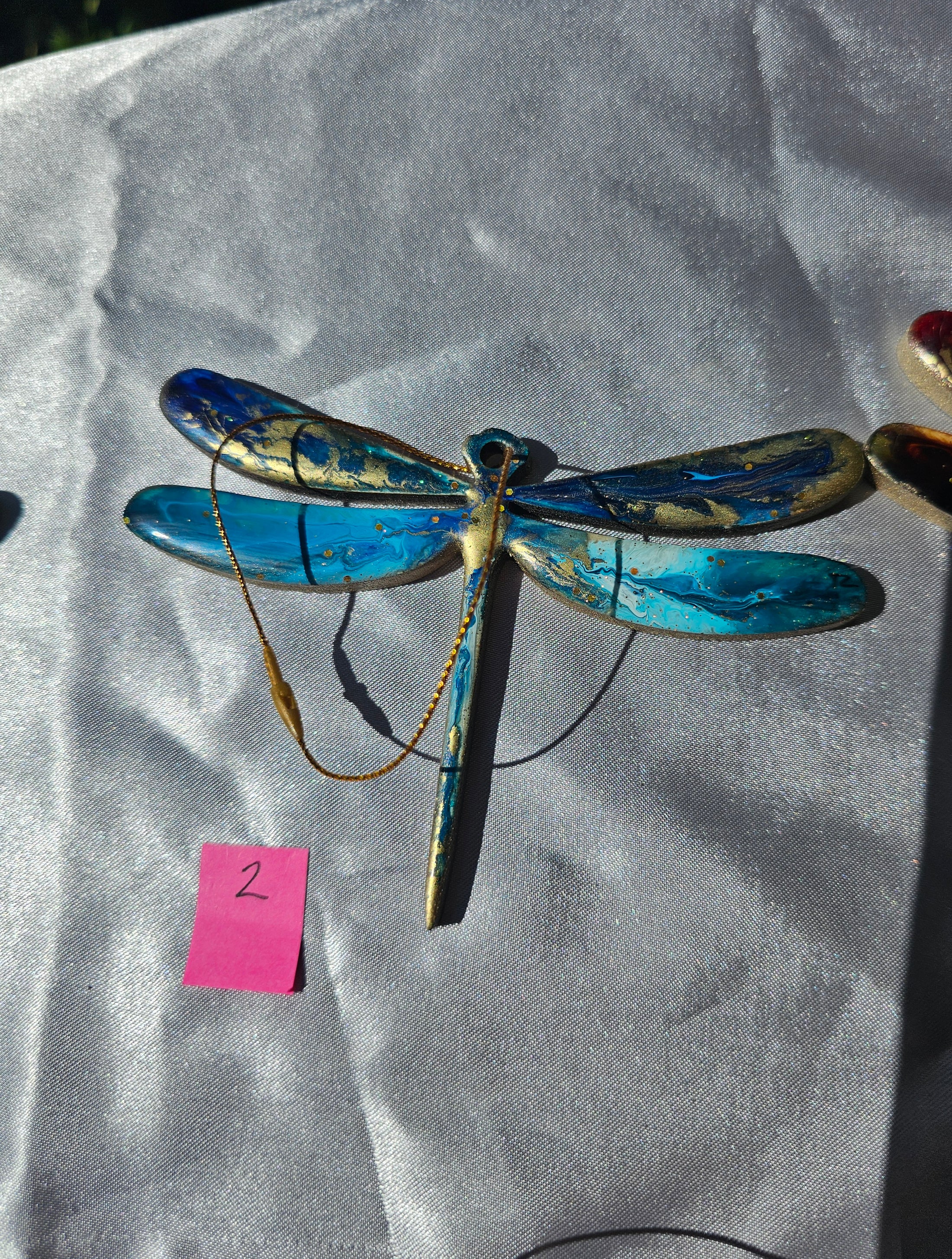 Handmade Nature Dragonfly Christmas Tree Keepsake Ornament Multiple Colors