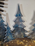 Charger l'image dans la visionneuse de la galerie, Handcrafted Moody Winter Night Resin Wooden Tree
