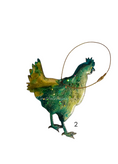 Load image into Gallery viewer, Chicken Handmade Barnyard Farm Bird Christmas Tree Ornaments
