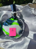 Charger l'image dans la visionneuse de la galerie, Handcrafted PNW Football Heirloom Quality Glass Christmas Ornament
