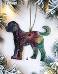 Charger l'image dans la visionneuse de la galerie, Handmade multi color golden doodle resin dog ornament 
