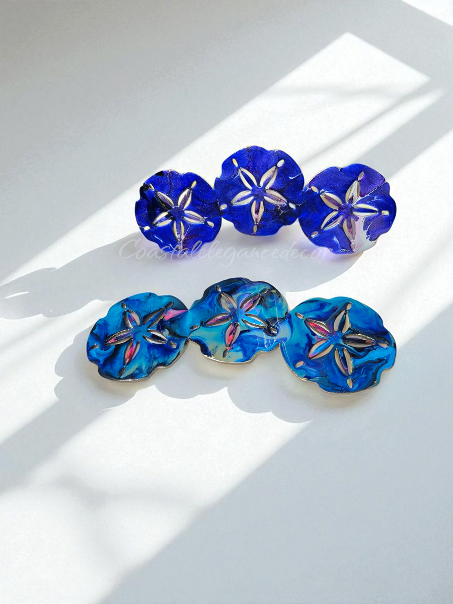 Sand Dollar Trio Wall Beachy Decoration Multiple Color Choices
