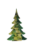 Charger l'image dans la visionneuse de la galerie, Handcrafted Resin & Wood Holiday Trees (8", 12", & 15") Green
