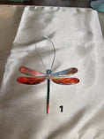 Load image into Gallery viewer, Multiple Handmade Nature Dragonfly Christmas Tree Keepsake Ornaments in assorted colors, perfect for holiday decoration.
