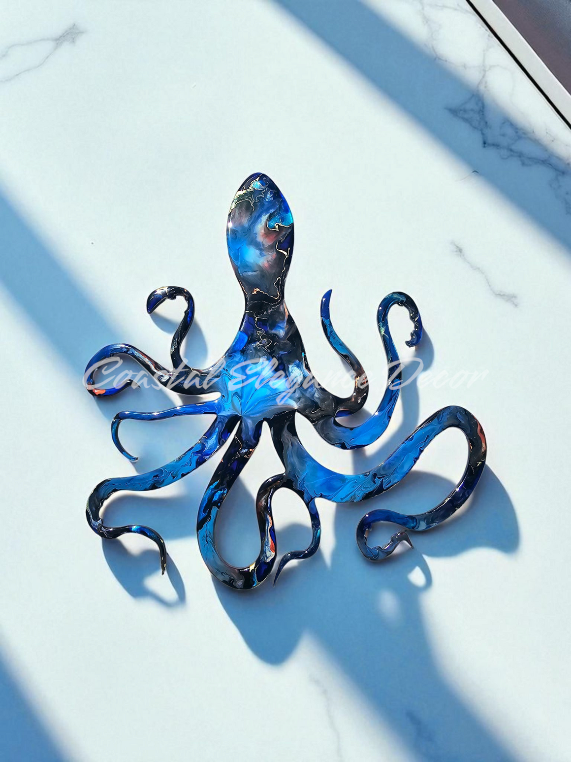 Contemporary Colorful Handmade Octopus Wall Decor