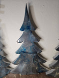 Charger l'image dans la visionneuse de la galerie, Handcrafted Moody Winter Night Resin Wooden Tree
