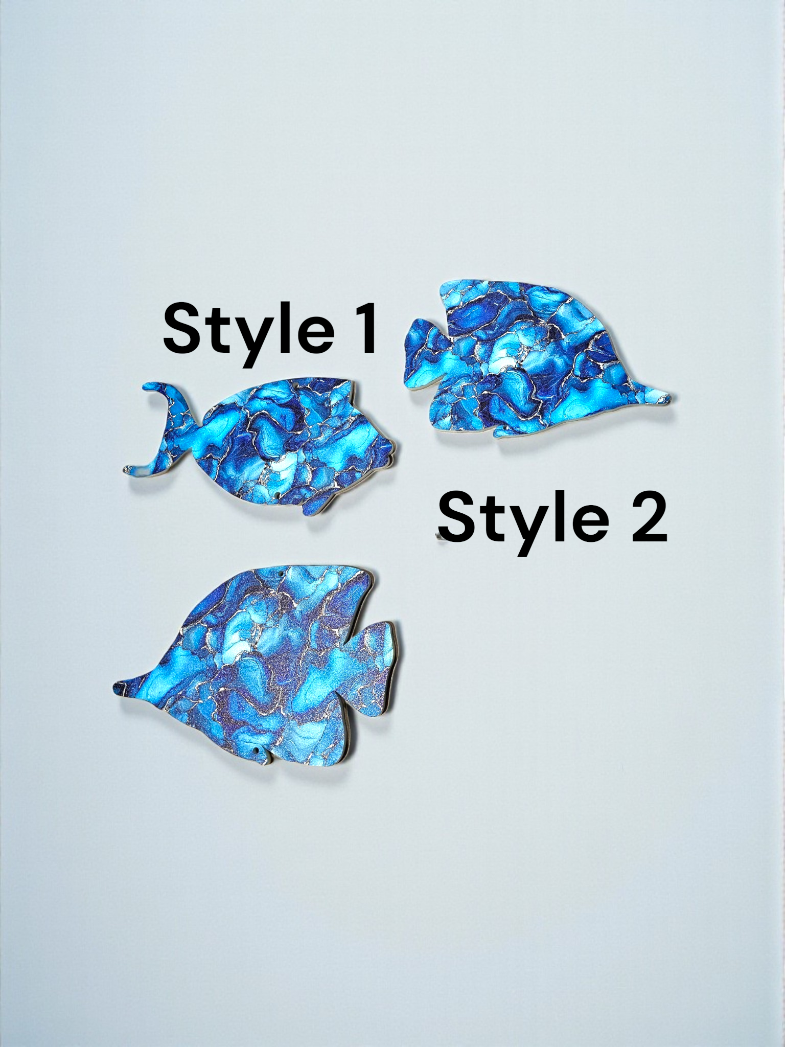 Tropical Fish Weatherproof Outdoor Acrylic Wall Art - Coastal Marine Life Collection - UV Protected