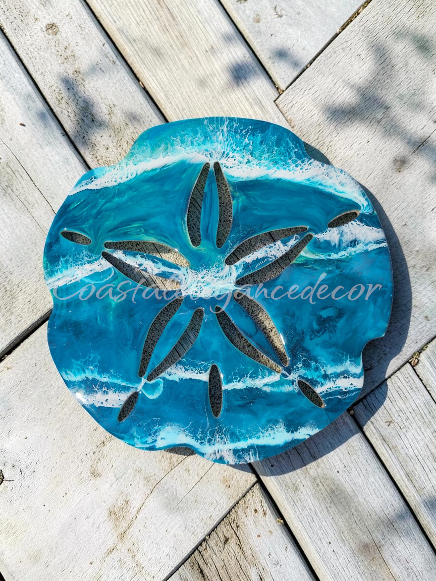 Sand Dollar Wall Decoration 19 Inch Handmade