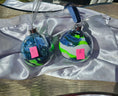 Charger l'image dans la visionneuse de la galerie, Handcrafted PNW Football Heirloom Quality Glass Christmas Ornament
