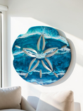 Load image into Gallery viewer, Sand Dollar Wall Decoration 19 Inch Handmade
