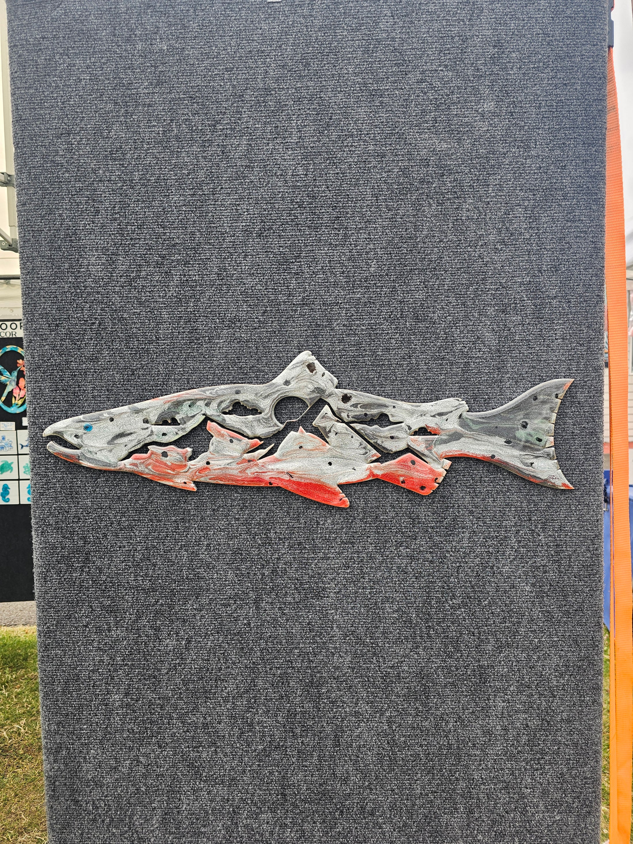 Unique Salmon Fish Resin Cabin Wall Decor
