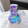 Charger l'image dans la visionneuse de la galerie, Chunky Wood with Resin Handmade Snowman Christmas Figurines
