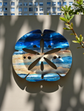 Load image into Gallery viewer, Beachy Sand Dollar Outdoor Safe Acrylic Wall Art

