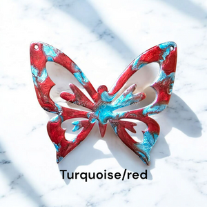 Quirky and Fun Handmade Ornate Butterfly Wall Decorations Multiple Colors