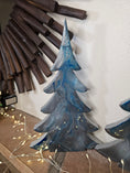 Charger l'image dans la visionneuse de la galerie, Handcrafted Moody Winter Night Resin Wooden Tree
