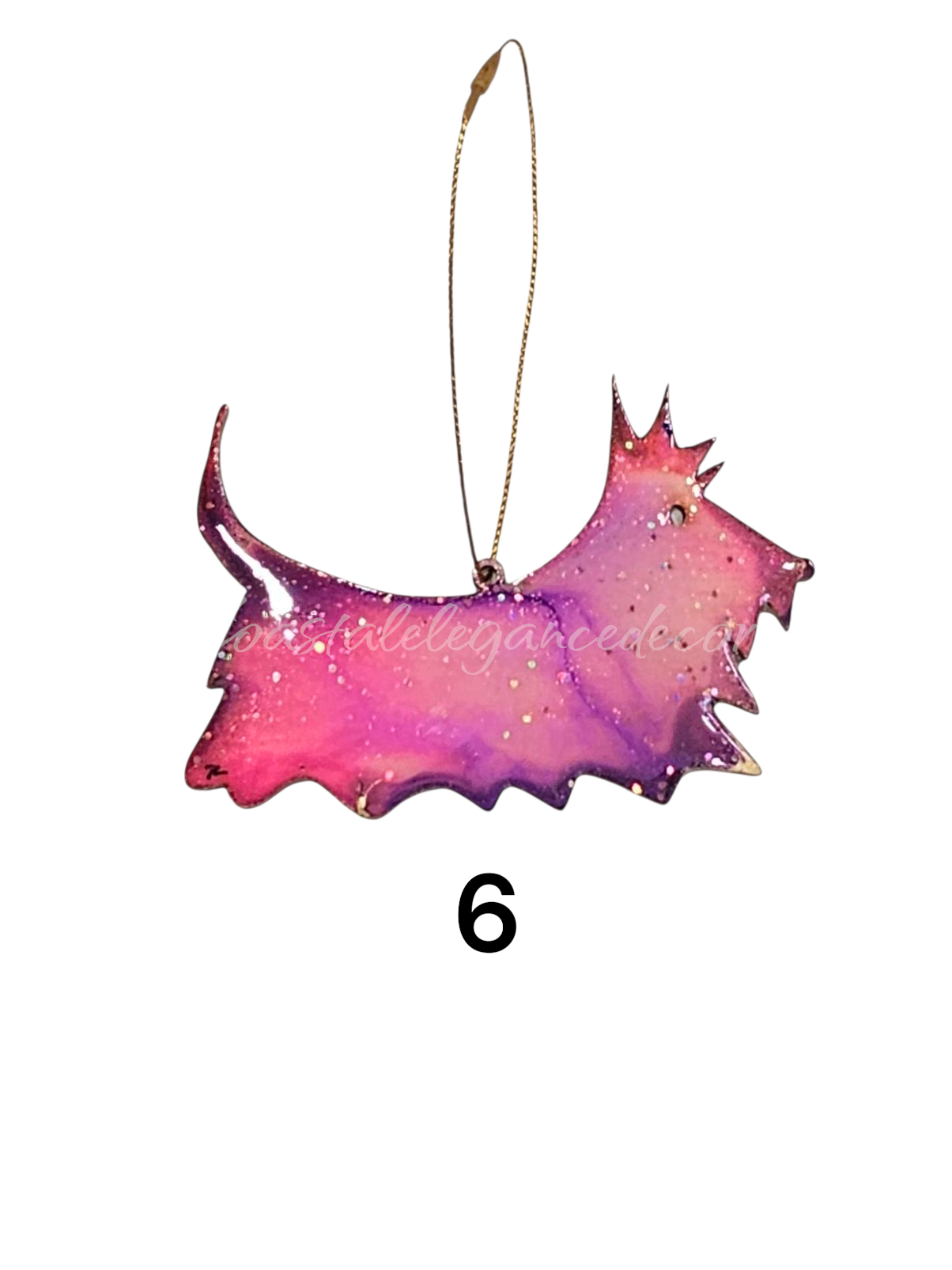 Scottie Terrier Dog Christmas Ornaments