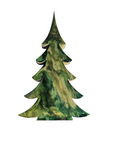 Charger l'image dans la visionneuse de la galerie, Handcrafted Resin & Wood Holiday Trees (8", 12", & 15") Green
