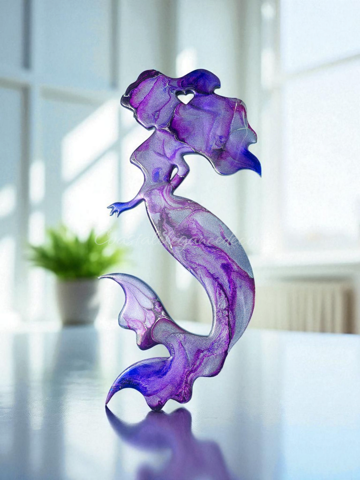 Handmade Mermaid Beachy Wall Decor Multiple Colors