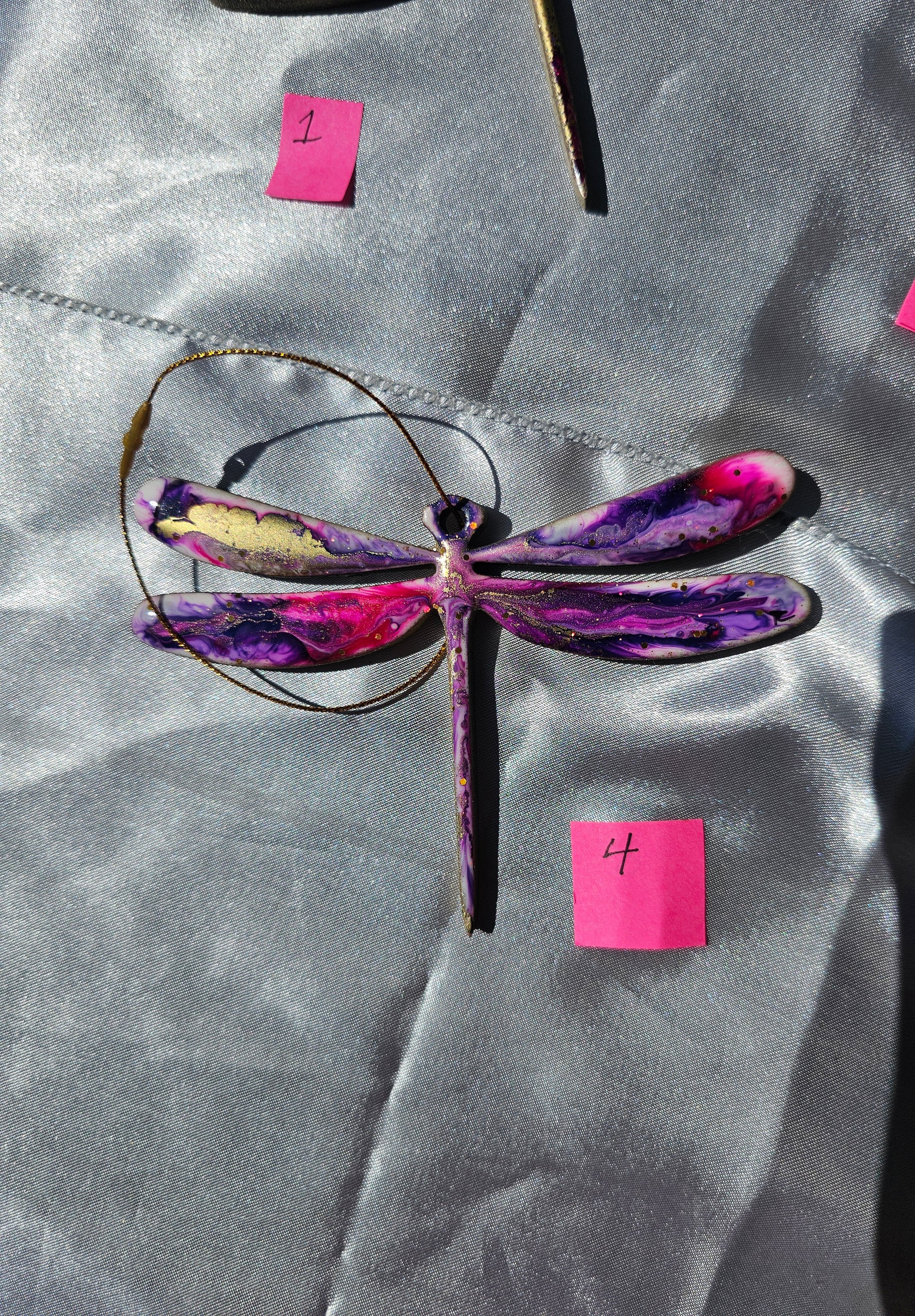 Handmade Nature Dragonfly Christmas Tree Keepsake Ornament Multiple Colors