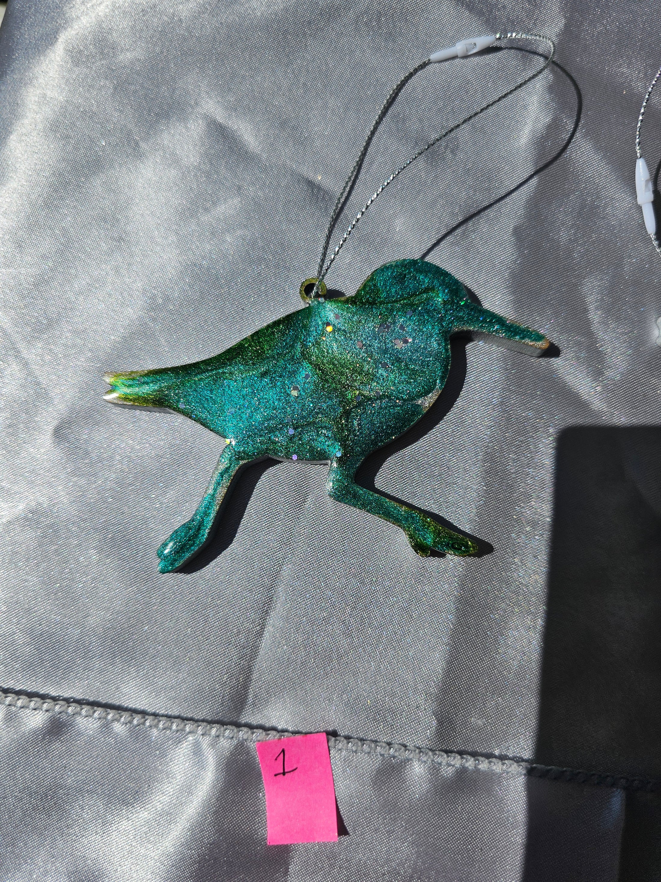 Handmade Coastal Sandpiper Bird Christmas Ornaments