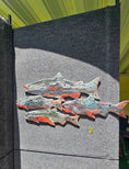 Charger l'image dans la visionneuse de la galerie, School of Salmon Fish Handmade Resin Wall Wilderness Cabin Decoration Multiple Choices
