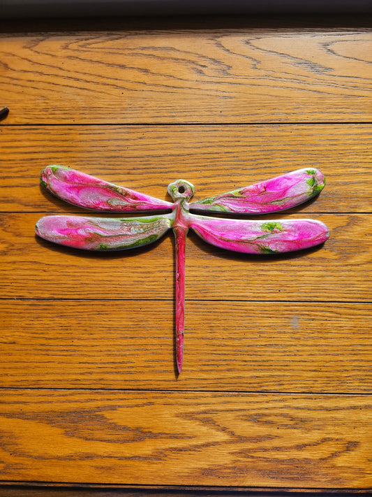 Small Dragonfly Handmade Resin Wall Decoration Multiple Colors