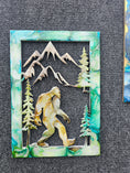 Load image into Gallery viewer, Bigfoot Northwest Sasquatch Resin and Wood Wall Decor
