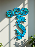 Load image into Gallery viewer, Sand Dollar Trio Wall Beachy Decoration Multiple Color Choices
