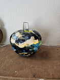Load image into Gallery viewer, Handpainted Decorative Glass Coastal Style Pumpkin Tabletop Trinket Dish
