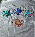 Charger l'image dans la visionneuse de la galerie, Beachy Octopus Coastal Christmas Handmade Resin and Wood Ornaments
